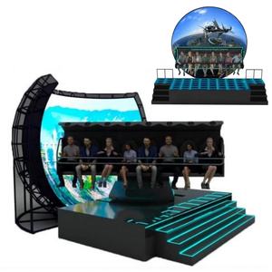 360 Летающий купольный кинотеатр 6-DOF Motion Seats <span class=keywords><strong>7D</strong></span> кинотеатр с 180 вращением купольный экран симулятор полета динамический кинотеатр 5D 9D 12D Theatre - Product Image 1