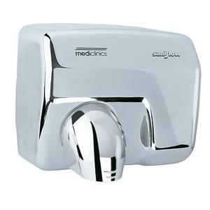 Dispenser di Disinfettante per Mani Saniflow Optic in Acciaio Inox Finitura Cromata Montaggio a Parete per Uso Medico - Product Image 1