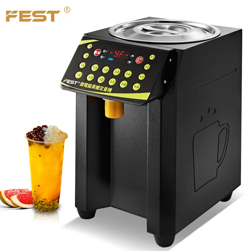 FEST 16 Tombol Mesin Dispenser Fruktosa Sirup Gula 8l