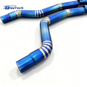Système d'échappement en titane haute performance pour Porsche Cayenne Turbo S 4.8T V8 958, amélioration légère - Product Image 3