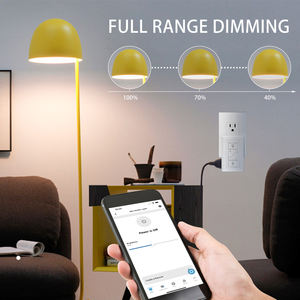 Draadloze <span class=keywords><strong>Dimmer</strong></span> Plug Remote Smart Home Systeem Digitaal Licht Schakelaar Alexa Ondersteuning 30M Dimbaar Led/Cfl Gloeilamp/Halogeen - Product Image 4