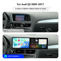 ZWNAV Double écran 9,1 pouces Carplay pour Audi Q5 2009-2017, multimédia GPS Navi WIFI, écran tactile, lecteur autoradio, Wirecarplay
