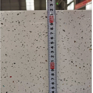 Kristal köpüklü beyaz kuvars mutfak sayacı üst mühendislik taş tezgah için - Product Image 5