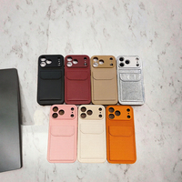 Étui de téléphone de protection en cuir PU à motif de litchi de luxe pour iPhone Air 17 16 15 Pro Max Card Bag Phone Case