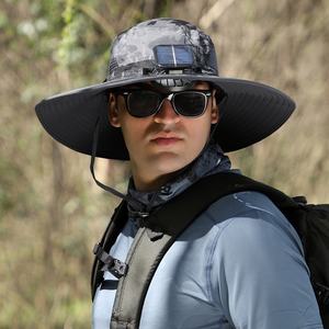 بطارية ليثيوم شمسية قابلة لإعادة الشحن حافة كبيرة-قبعة مروحة صغيرة متعددة الأغراض صلبة ذات عمر بطارية طويل - Product Image 4