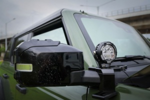 IP68ไฟ LED แบบ4 "กันน้ำพร้อมไฟแบล็คไลท์สีอำพันสำหรับติดตั้งบนบาร์บั๊มเปอร์ออฟโรด - Product Image 2