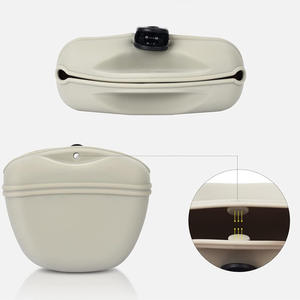 กระเป๋าใส่อาหารสุนัขซิลิโคนแบบสั่งทำ OEM ขายดี ป้องกันการรั่วซึม ใช้ฝึกสัตว์เลี้ยง แบบแฮนด์ฟรี  กระเป๋าใส่ขนมสัตว์เลี้ยงซิลิโคนสำหรับฝึกสัตว์เลี้ยง - Product Image 4