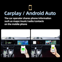 24.6 pouces Android 13 système voiture lecteur DVD multimédia GPS Navigation pour Porsche Cayenne 92A 2010-2018