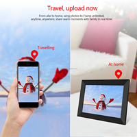Frameo Application Partager Des Photos Instantanément 10 "Écran IPS Nuage WiFi Intelligent Cadre Photo Numérique Avec Mur et Support De Table