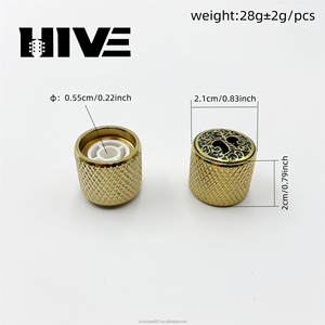 Bouton de <span class=keywords><strong>volume</strong></span> de guitare électrique haut de gamme d'origine, capuchon de potentiomètre, accessoire de bouton de <span class=keywords><strong>volume</strong></span> pour basse - Product Image 2