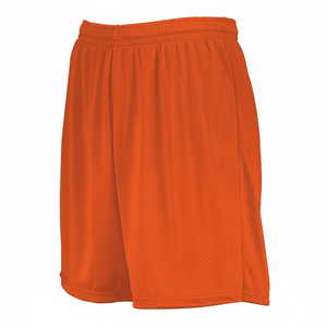 กางเกงขาสั้นตาข่ายผู้ชายขายส่ง สวมใส่สบาย ระบายอากาศดี เป็นมิตรกับสิ่งแวดล้อม เอวยางยืด ลำลอง ลายเรียบ น้ำหนักเบา สำหรับขายออนไลน์ - Product Image 1