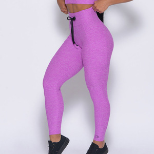 Leggings da <span class=keywords><strong>palestra</strong></span> morbidi e burrosi personalizzati con compressione alla caviglia di alta qualità pantaloni da Yoga Legging con tasca laterale - Product Image 3