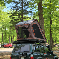 Tienda de Campaña de Techo de Apertura Rápida con Carcasa Rígida, Plataforma de Aluminio Aeronáutico con Diseño de Panal, Oxford 420D, Doble Capa Impermeable para las Cuatro Estaciones