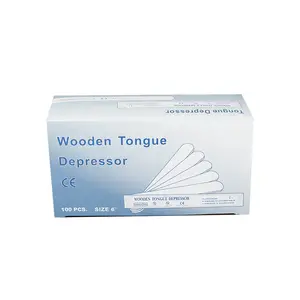 Espátula desechable para deflectores de lengua, suministros quirúrgicos de varios tamaños, fabricante de China