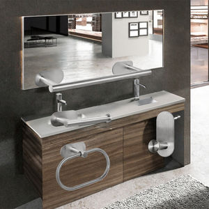 Moderno Juego de Estantes Colgantes de Acero Inoxidable 304 con Ganchos, Organizador de Baño Montado en la Pared para Baño de Hotel, Tipo 5 - Juego de 4 Piezas - Product Image 3