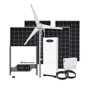 Système d'alimentation hybride éolien et solaire 5KW 10KW, système éolien solaire 10KW pour usage domestique et agricole - Product Image 1