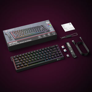 Clavier mécanique sans fil USB ONIKUMA MT603 Tri-mode, nouvelle réponse ultra-rapide, taille standard, rétroéclairage 7-RGB, Hot Swap - Product Image 1