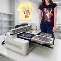 Impresora de Inyección de Tinta DTG Fninkjet Top 10 con Tecnología Avanzada Micro Piezo de 5 Colores y 2 Cabezales de Impresión para Impresión Directa en Prendas y Textiles