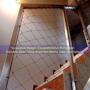 Malla de Cuerda Tejida de Acero Inoxidable, Tejido Plano, Red de Cercado para Tigres/Leones de Tamaño Personalizado, Barrera de Seguridad para Animales Grandes a Prueba de Escape - Product Image 3