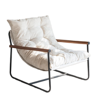 Canapé de salon moderne, design élégant, rembourré, durable, fauteuil de détente multifonctionnel pour la lecture