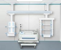 Support médical suspendu au plafond pour équipement chirurgical et usage en soins intensifs, certifié CE/ISO13485, multifonction LISEN MX-DT04D