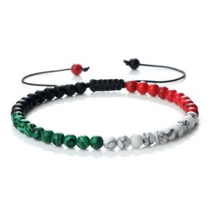 Bracelet tissé personnalisé, écologique et tendance, couleurs pan-arabes, couleurs nationales palestiniennes, koweïtiennes, émiraties arabes unies, vente en gros - Product Image 5