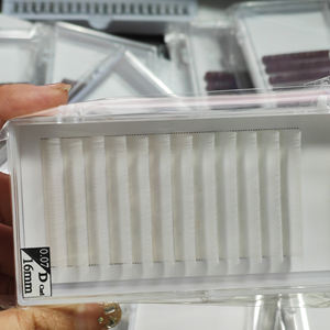 Extension de cils colorée 0.07 blanc bleu rose marron et gris extension de cils volume classique extension - Product Image 4