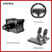 Volant et pédalier de simulation de course professionnels MOZA R9 V3 en gros pour jeux de course sur PC