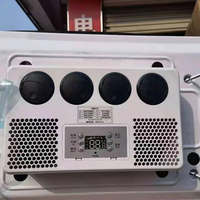 Climatisation de stationnement portable tout-en-un intégrée universelle pour toit de camion, de tracteur, de remorque, de cabine de camion, 12v 24v