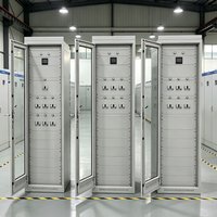Système de distribution basse tension industriel avec armoires de commutation électriques ATS à double alimentation et panneaux de distribution principaux UPS