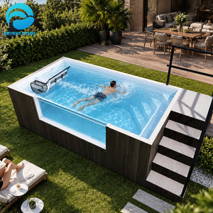 Système de nage à <span class=keywords><strong>contre</strong></span>-<span class=keywords><strong>courant</strong></span> haute performance pour <span class=keywords><strong>piscine</strong></span> extérieure, machine de <span class=keywords><strong>piscine</strong></span> sans fin puissante pour l'entraînement de natation en conteneur d'usine - Product Image 2