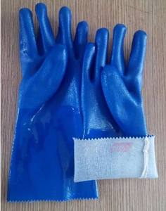 Guantes de trabajo de seguridad Industrial de PVC, resistentes a químicos y aceite, 1 comprador - Product Image 6