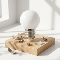 Ampoule LED G45 Magic Bean SMD E27 AC220~240V sans variation d'intensité, abat-jour en verre transparent, CRI Ra80, économie d'énergie, résidentiel