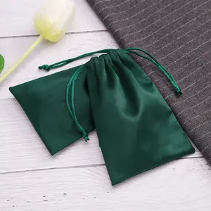 Bolsa de veludo para embalagem de joias, bolsa chique para presente de casamento, bolsa com cordão de veludo