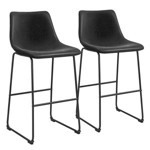 <span class=keywords><strong>Sedie</strong></span> da pranzo sgabelli alti da tavolo in pelle sintetica <span class=keywords><strong>sedie</strong></span> senza braccioli <span class=keywords><strong>con</strong></span> schienale per cucine domestiche - Product Image 2