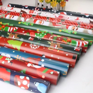 卸売カスタムティッシュペーパー包装ギフト花包装紙ロールカスタムプリントクリスマス花包装紙