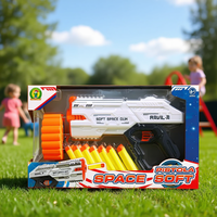 Plástico Electrónico Suave Space Soft para RAVIL 36cm con Dardos para Niños MAZZEO GIOCATTOLI 8-13 Años