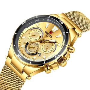 REWARD-<span class=keywords><strong>reloj</strong></span> de plata 82003 para hombre, pulsera de malla con <span class=keywords><strong>3</strong></span> <span class=keywords><strong>esferas</strong></span>, fecha automática, cronógrafo deportivo para exteriores - Product Image 1