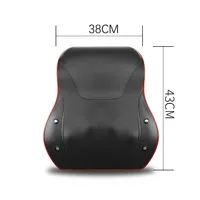 Oreiller de massage cervical électrique pour tête et traction cervicale, coussin arrière pour voiture avec dispositif de massage vibrant chauffant pour se détendre