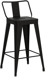 Taburete de Bar de aluminio reclinable duradero y moderno, resistente a la intemperie para uso en interiores/exteriores, Bar en casa, isla de cocina, escuela - Product Image 6