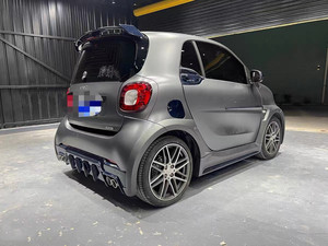 Kit carrosserie en fibre de carbone style MSY pour Mercedes SMART, nouveau diffuseur avant large, spoiler, améliorations des pare-chocs de voiture - Product Image 2