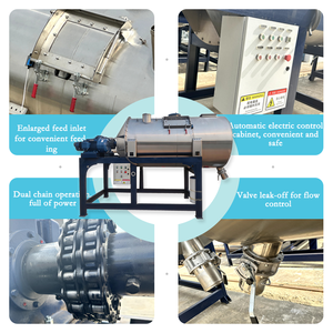 Mezclador de cinta SUS304 para procesamiento higiénico de polvo, grado alimenticio, fácil de limpiar - Product Image 5