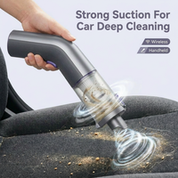 Accessoire de voiture promotionnel, aspirateur X001-Brush 2S sans fil, batterie ABS, aspirateur portatif, logo personnalisé, aspiration 5500pa