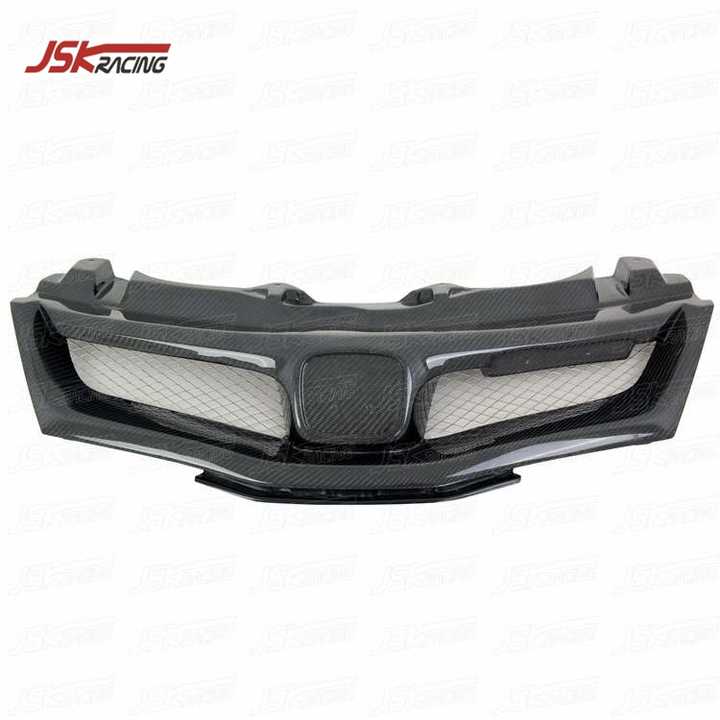MUG STYLE CARBON FIBER FRONT GRILLE for HONDA CIVIC FN2