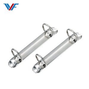 China Factory Made Printed Metal 2 Ring Binder Clip Mechanism Folder 2 hole Ring Mechanism For File