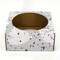 Caja de papel corrugado para niños, almacenamiento de juguetes, embalaje de fútbol con logotipo personalizado