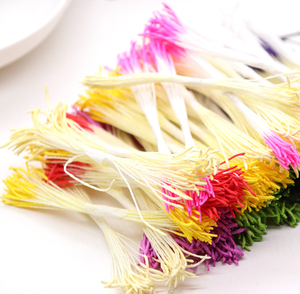 Paquete (20 ~ 25PCS )DIY Artesanía hecha a mano Flor artificial Doble cabeza <span class=keywords><strong>Estambre</strong></span> - Product Image 2