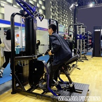 Máquina de remo multiángulo de alta calidad, profesional, comercial, con brazos ajustables de acero y sistema de carga con pin para entrenamiento de fuerza