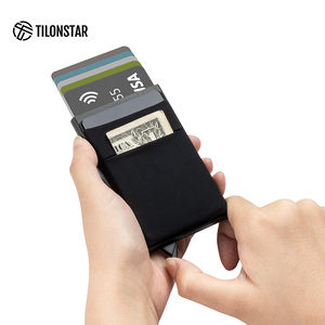 TILONSTAR TVC403 Men's Ultra-Thin Business Travel Smart Automatic Pop up Credit ID Card Holder With RFID Protection - Product Image 5