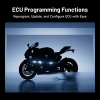 Escáner de Diagnóstico para Motocicletas TOPDON One Moto con Control Bidireccional y Escritura de VIN para OBD, Aplicabilidad Universal IMMO